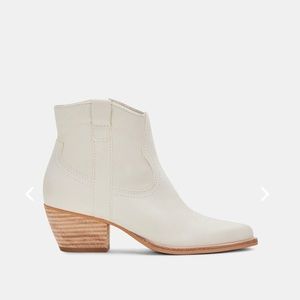 Dolce Vita ivory booties